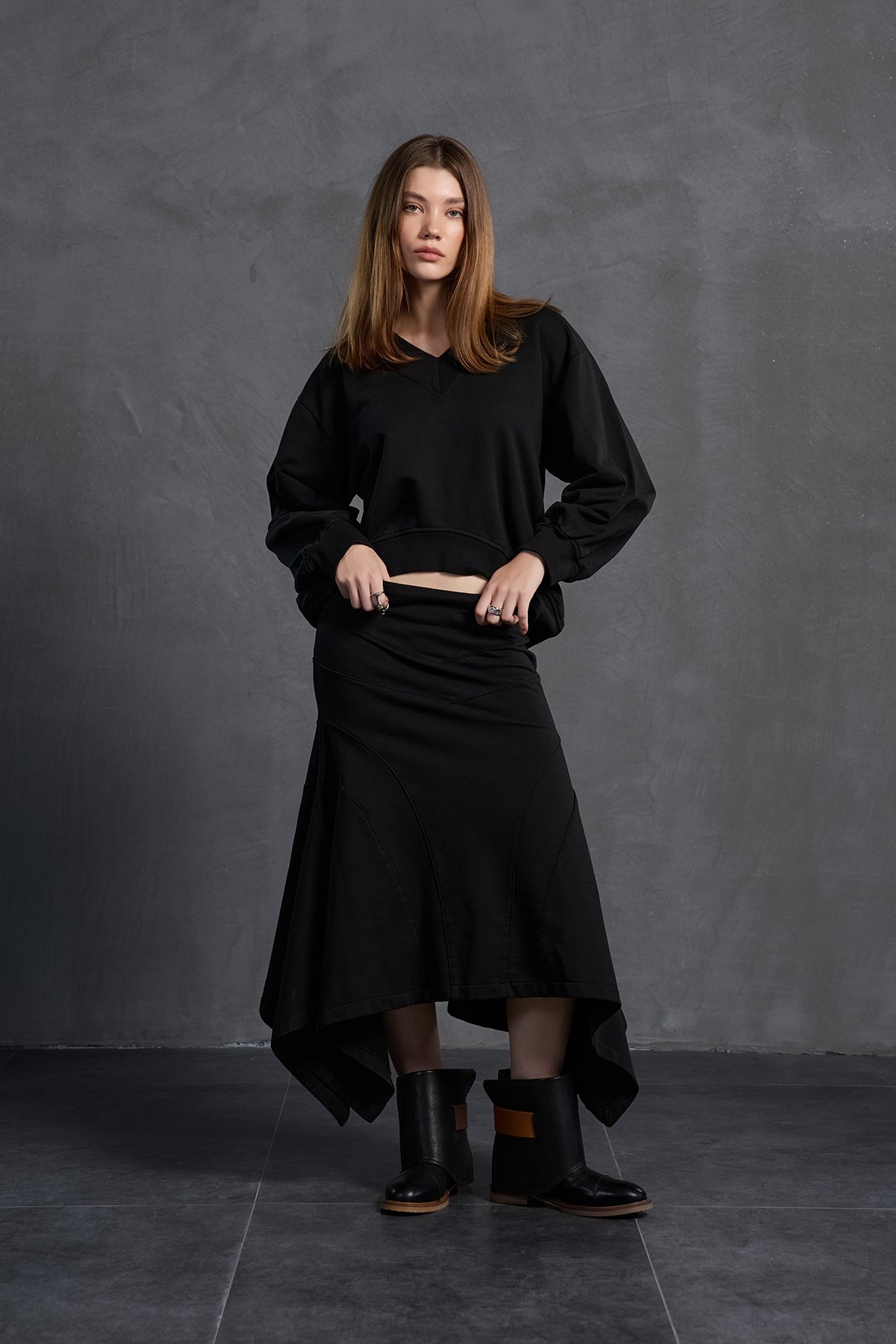 Black Oversize Sweatshirt 18159