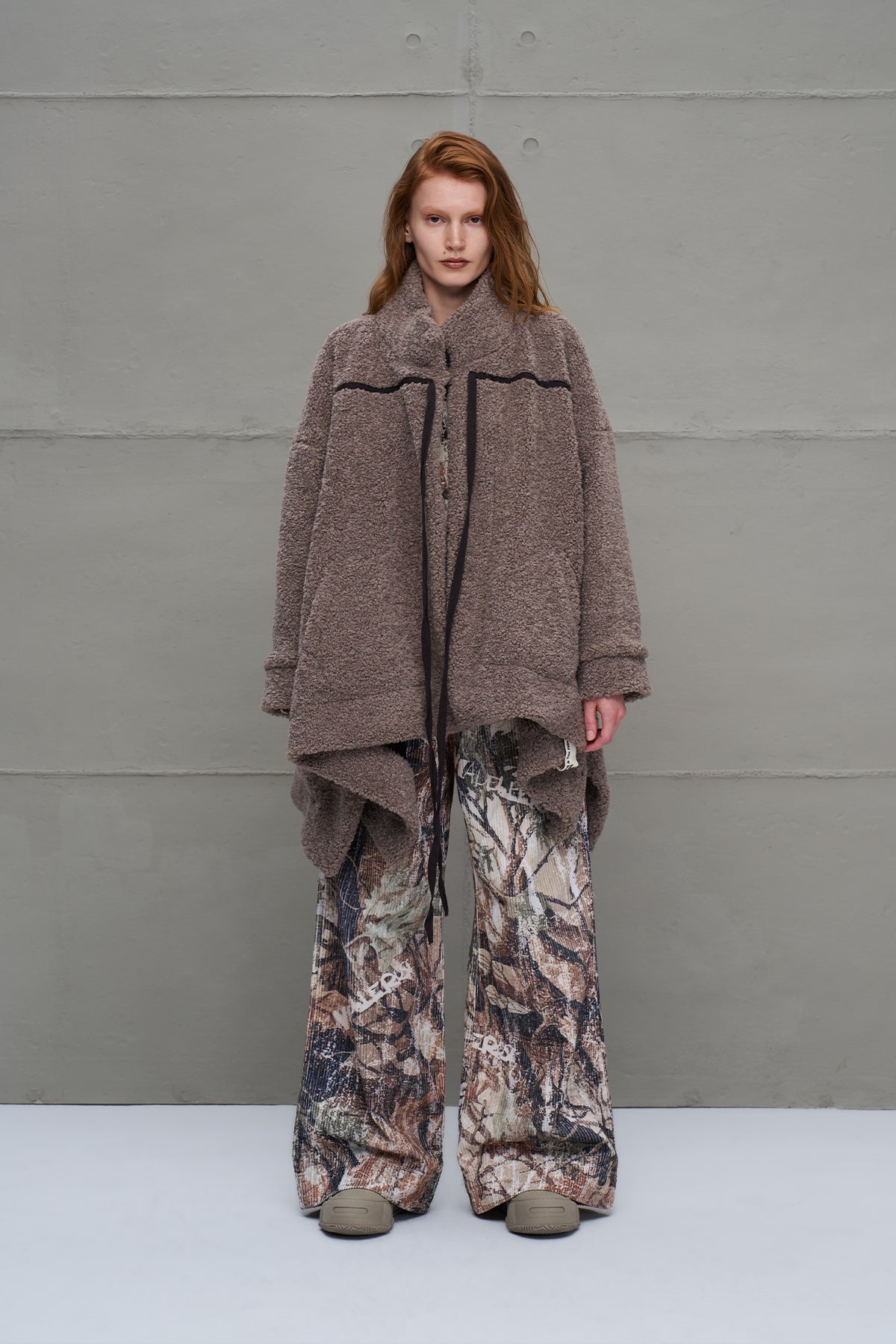 Camel Faux Fur Oversized Cardigan 18184