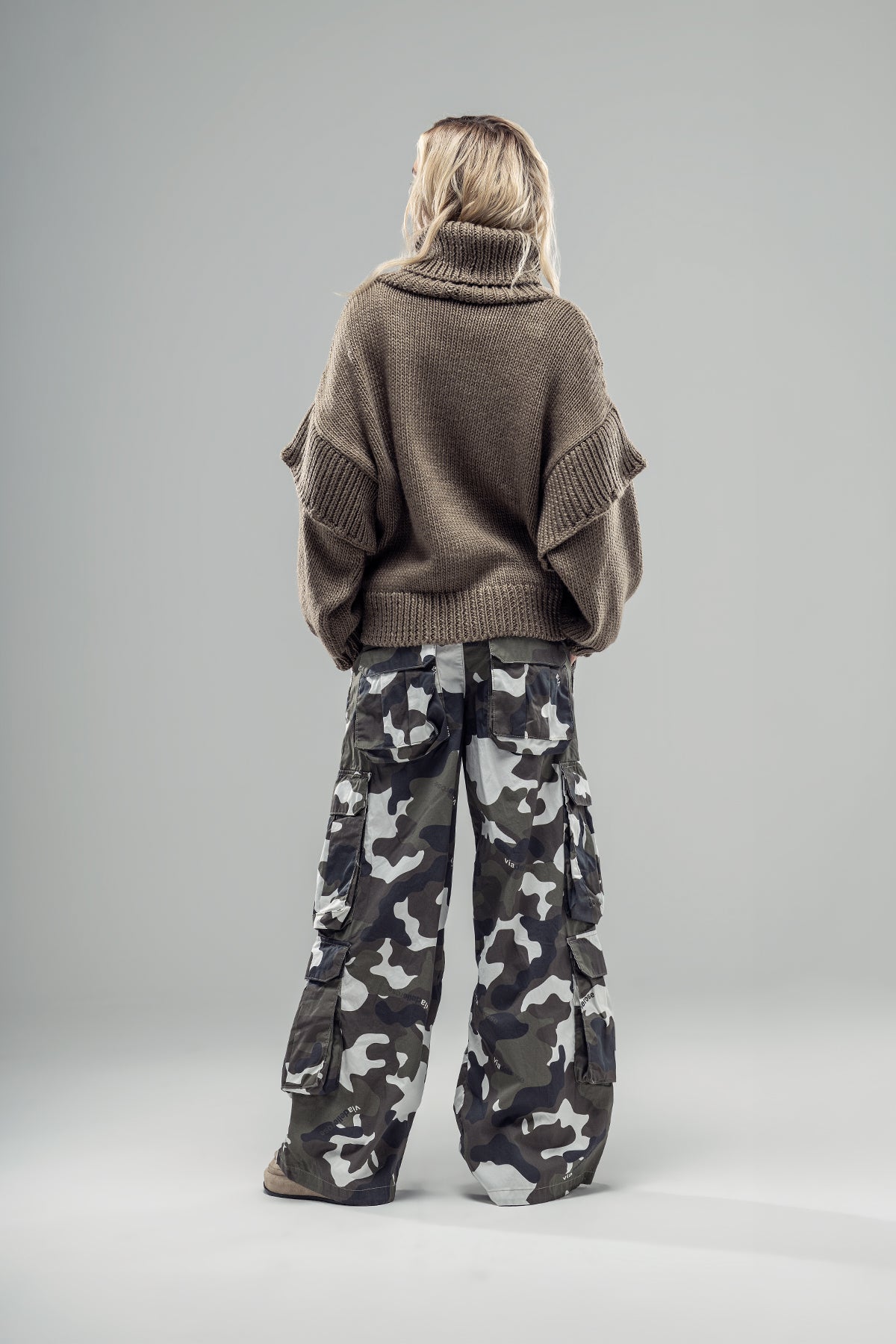 Light Brown Knit Sweater 20026