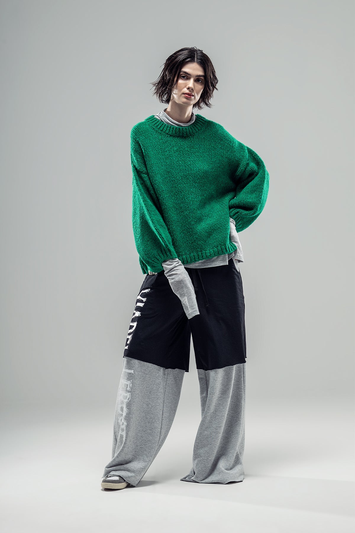 Green Knit Sweater 20028
