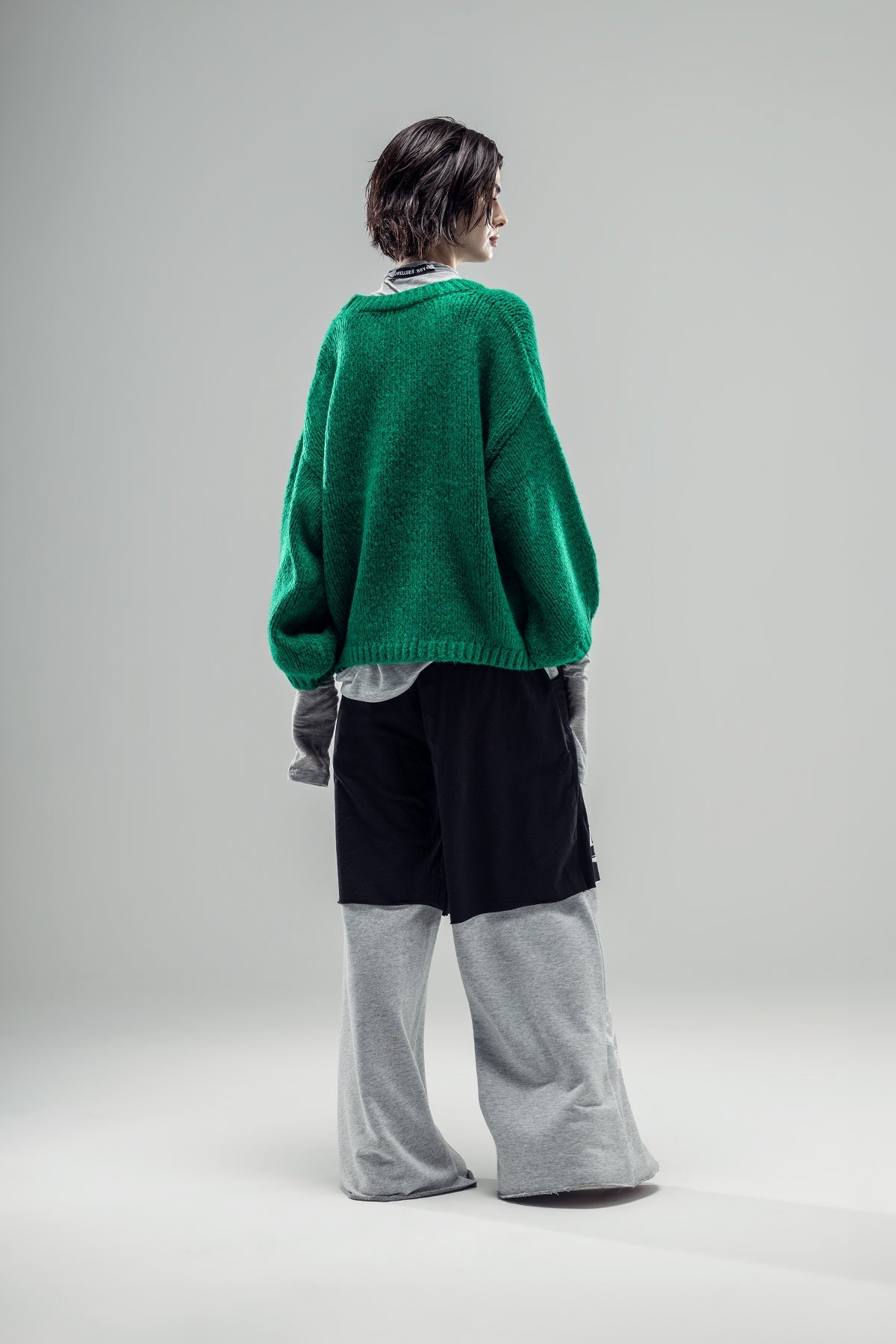 Green Knit Sweater 20028