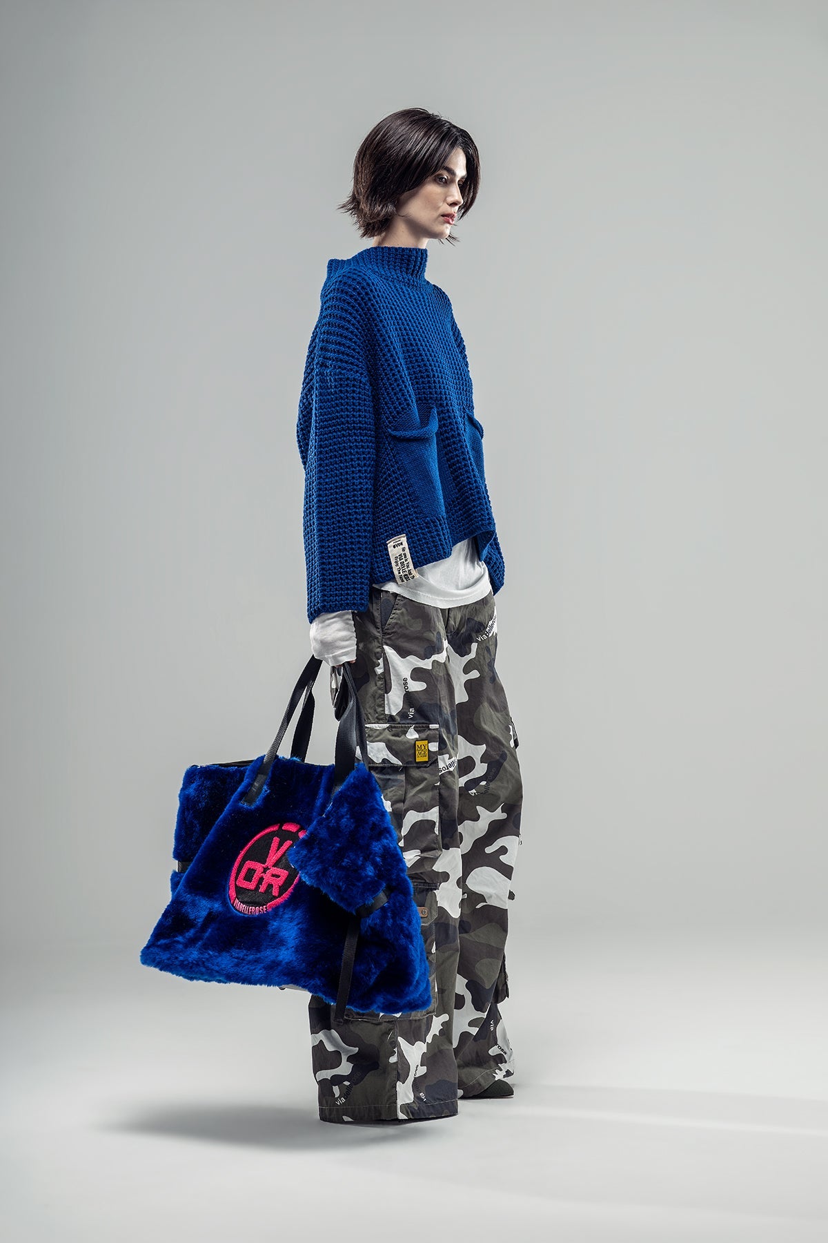 Blue Knit Sweater 20029