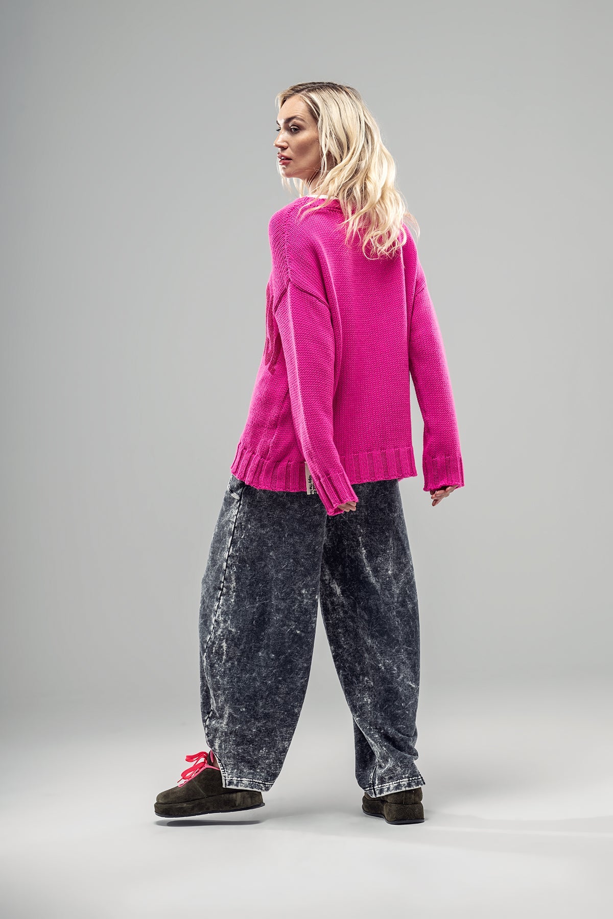 Pink Knit Sweater 20031