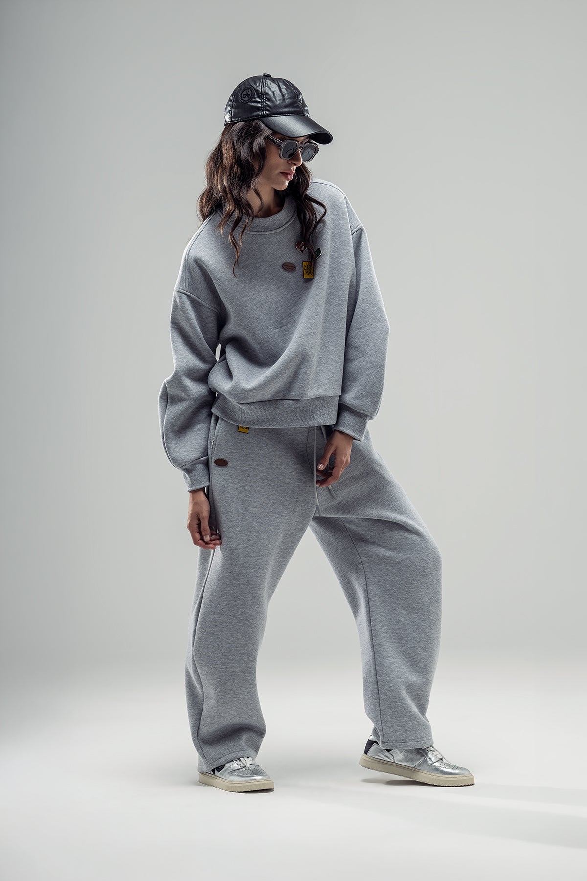 Grey Melange Sweatshirt 20071