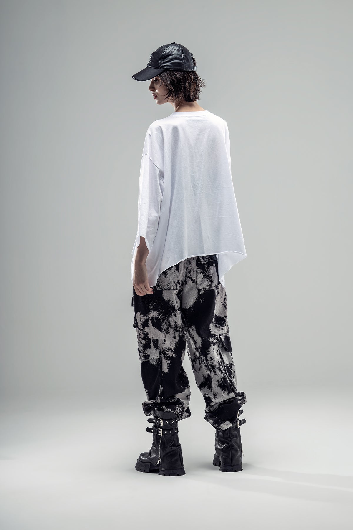 Black Grey Trousers 20114