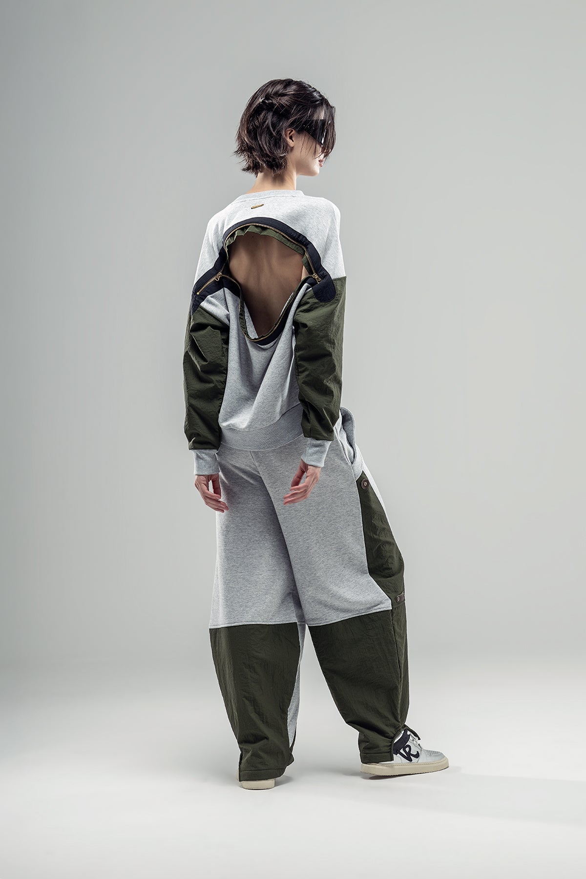 Ice Melange Khaki Sweatshirt 20123