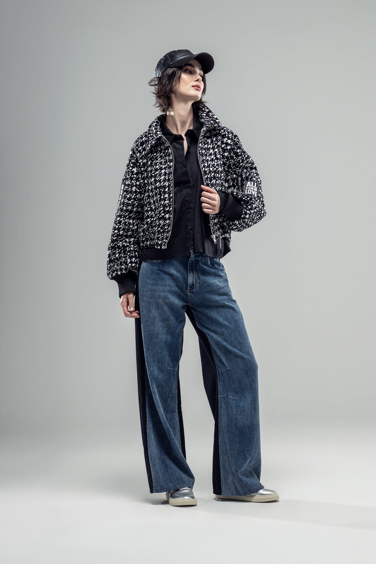 Black Off White Blouson 20199