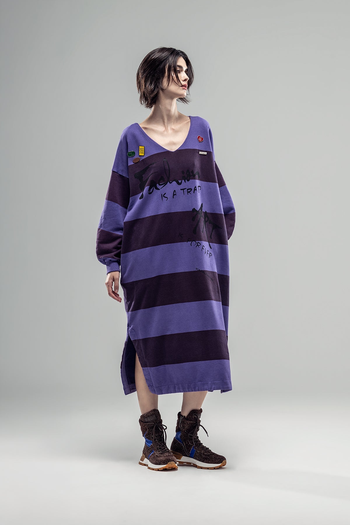 Purple Bordo Dress 20255