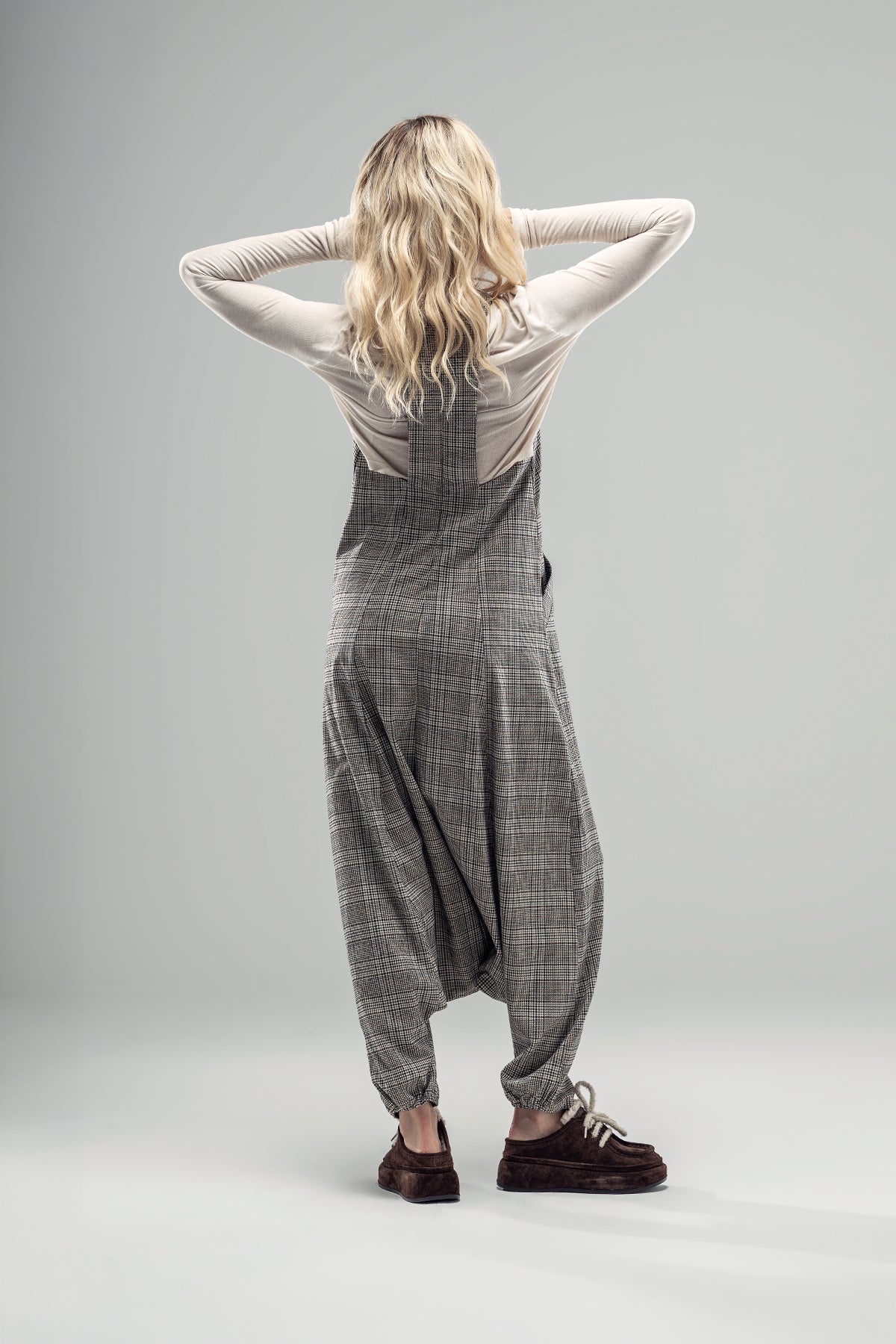 Beige Black Jumpsuit 20292