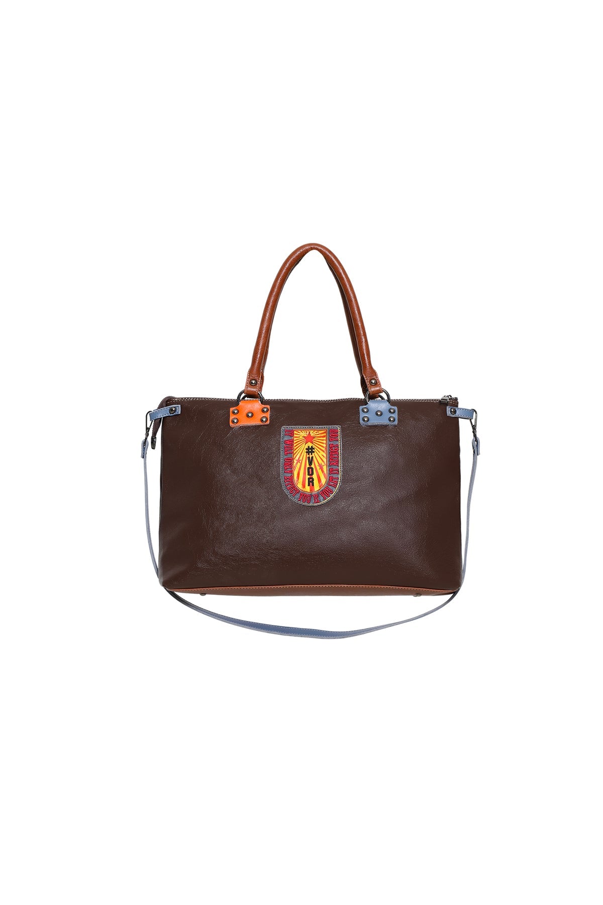 Multicolor Faux Leather Bag Woodstock